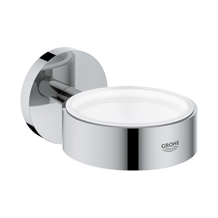 Тримач для склянки або мильниці Grohe Essentials Cube, круглий, окремий