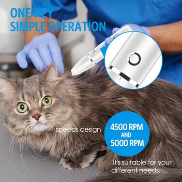 Машинка для стрижки собак та котів 2-в-1 Brifit, тример для подушечок лап, тиха, водонепроникна IPX7, професійна для тіла, лап, очей, вух, обличчя
