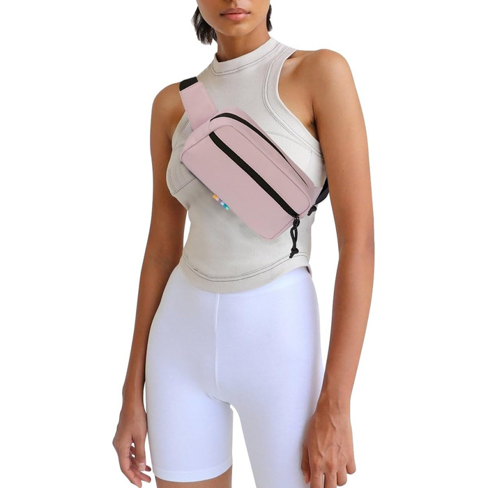 Сумка на пояс, бананка Wimmerl Elephant 12827 Dusty Pink (з брелоком) - водонепроникна, унісекс