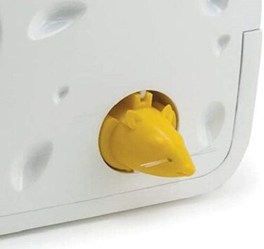 PetSafe Cheese Cat Toy, Interactive Enrichment Toy with Timer, ‎3 AA Batteries Required