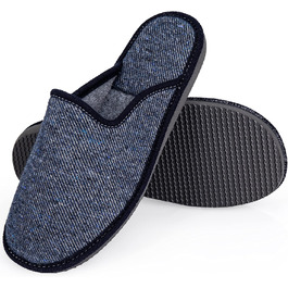 Чоловічі халати ESTRO F17 Jeans 43 EU з антиковзкою підошвою Memory Foam
