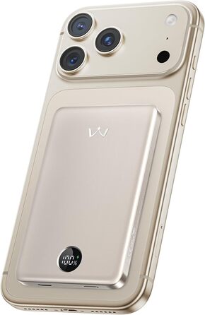 iWALK Powerbank MagSafe 5000mAh з LED-дисплеєм: компактний зарядний акумулятор для iPhone 17/16/15/14/13/12