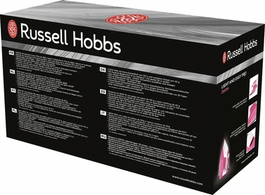 Праска Russell Hobbs Light & Easy Pro 26461-56, 2600 Вт, керамічна підошва, рожева
