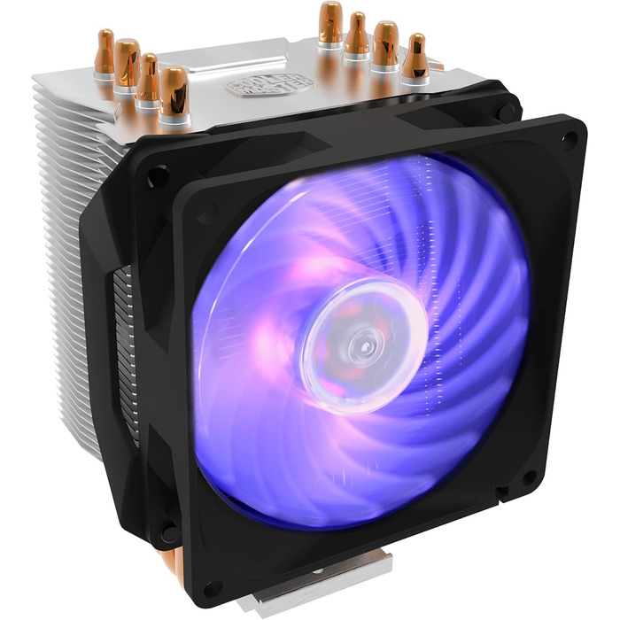 Кулер для CPU Cooler Master H410R RGB з 4 heatpipes, 92mm PWM вентилятор, сумісний з AMD та Intel