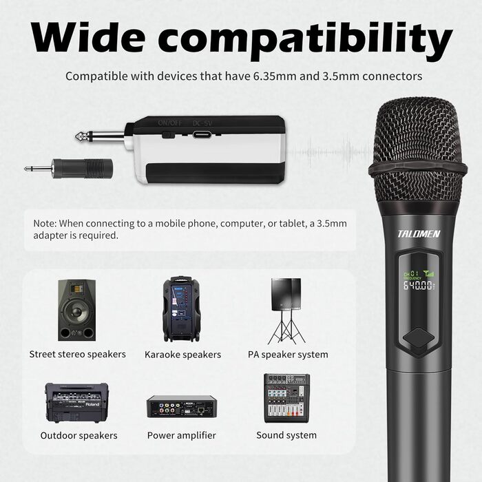 Мікрофон бездротовий K60-2 Grey - комплект з 2 шт. для DJ, співу, промов, вечірок, весіль, сцени
