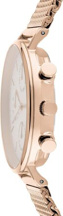 Годинник Liebeskind Berlin для жінок – круглий багатофункціональний годинник 38 мм – браслет з нержавіючої сталі або шкіри – 5ATM водостійкий. Елегантний дизайн рожевого золота