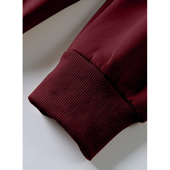 Чоловіча тепла зимова толстовка-худі JMIERR з капюшоном та кишенями, бавовняний свитшот на шнурку, червоний, розмір M