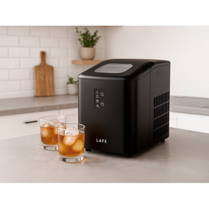 Льодогенератор Lafe Ice Cube Maker, чорний, 120 Вт