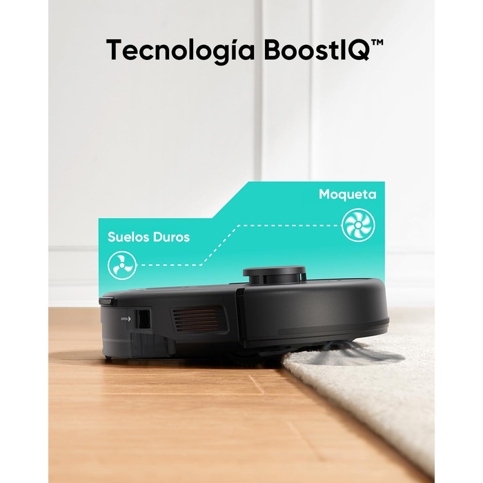 Робот-пилосос eufy L60 Hybrid SES з функцією миття, потужність 5000Pa, лазерна навігація iPath, для ретельного прибирання, ідеальний для волосся та твердих підлог (відновлений)