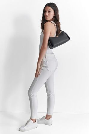 Сумка жіноча DKNY Fashion Soft Classic Tote чорно-золота повсякденна