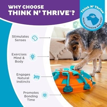 Іграшка-головоломка для собак Outward Hound Nina Ottosson Tower of Treats Level 4, Оранжева