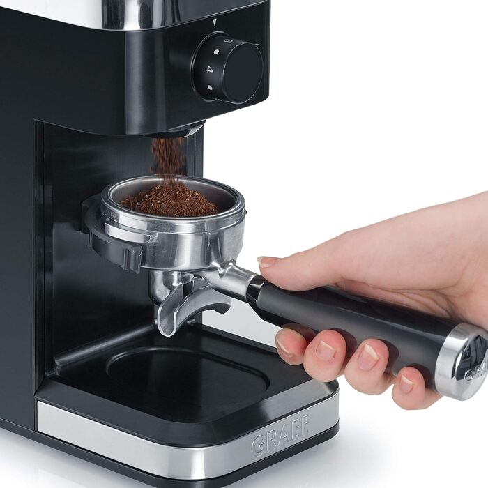 Кавомолка GRAEF CM502 чорна, для дому