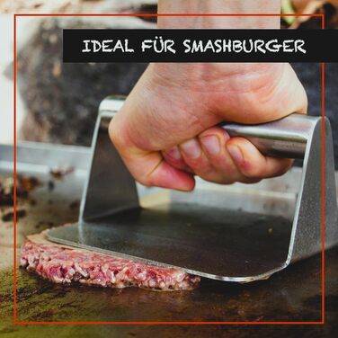 Набір для приготування бургерів DREIBERG® з нержавіючої сталі (9 предметів)