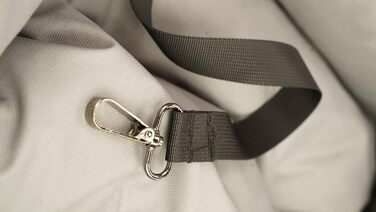 Автокрісло для собак, переноска для тварин у автомобіль, 56x51x20 см (Сірий)