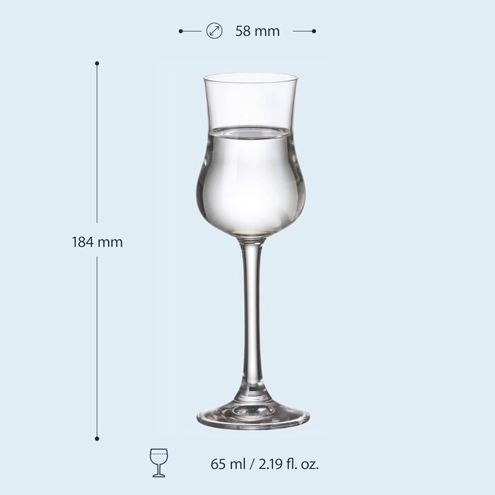 Набір келихів для пива Crystal Bohemia Biergläser 6 шт, 380 мл, кришталь, міцні, стійкі до подряпин, для пива та граппи