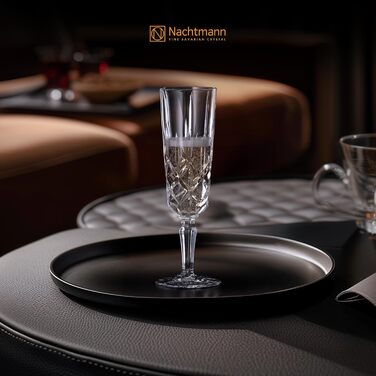 Келихи для шампанського Nachtmann Noblesse, 4 шт, 150 мл, кришталеве скло, німецьке виробництво, можна мити в посудомийній машині