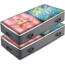 ZCHI Підліжкові комоди 2 шт. з вікном, органайзер для зберігання речей, сірий, 100x50x15 см