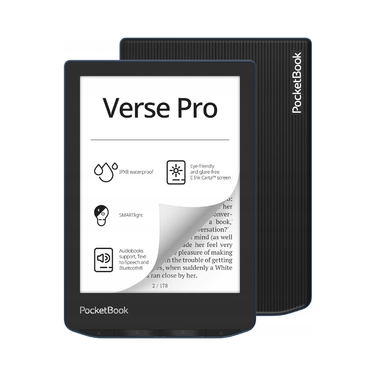 Електронна книга PocketBook Verse Pro 16 ГБ, 6 дюймів, чорна