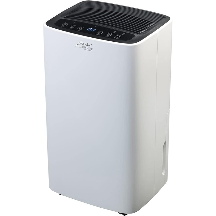 Електричний осушувач повітря Sichler з Wi-Fi, таймером та додатком, 12 л/день (Smart Home, осушувач повітря електричний)