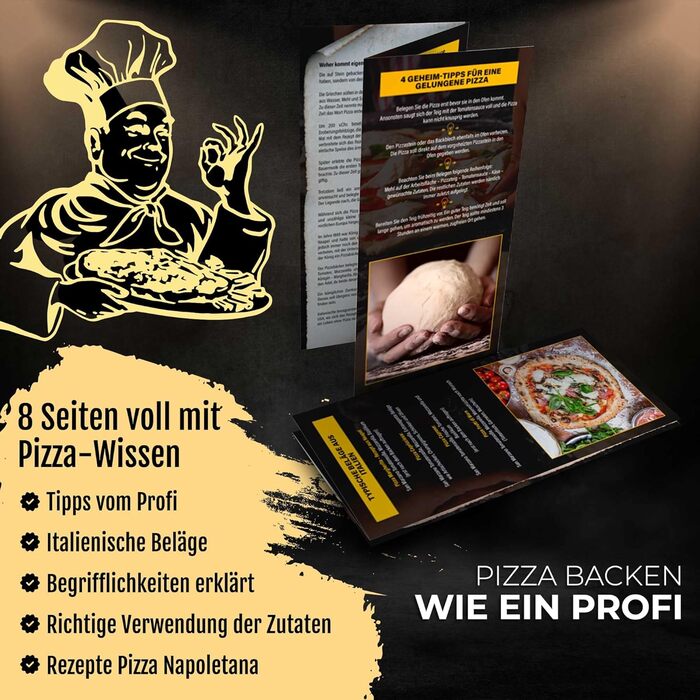 DELICRET - Pizza Starter Kit | Premium pizza ingredients for unforgettable enjoyment | Pizza ball box (1x box & 1x lid)
