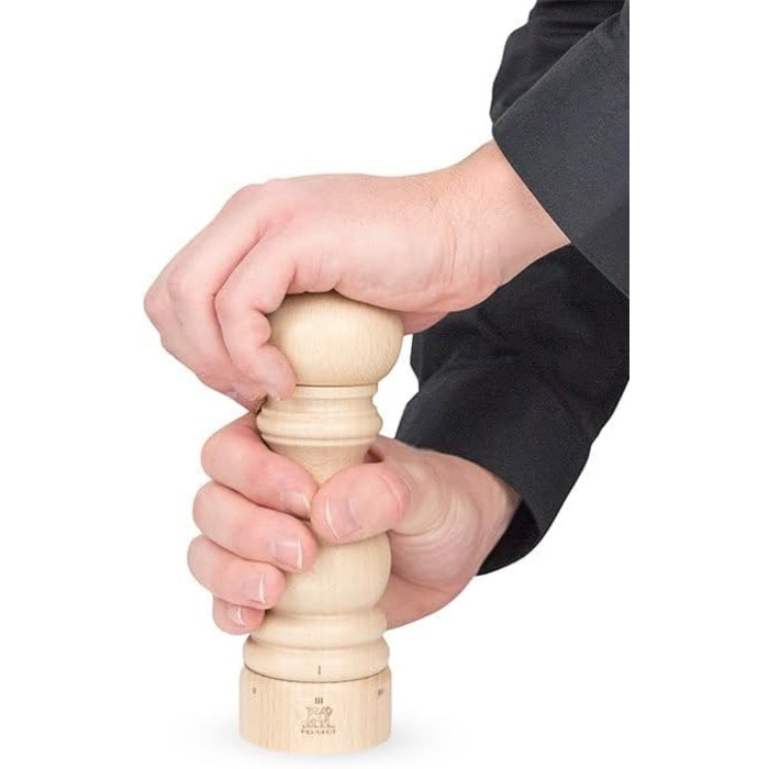 PEUGEOT Paris Mill Set Pepper/Salt, Grind Setting u'Select, Height: 18 cm, Wood, Natural, 2/23386