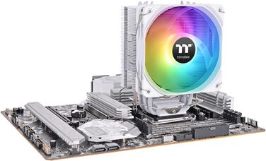 Охолоджувач повітряний Thermaltake UX200 SE ARGB Snow - Кулер для ПК з підсвічуванням ARGB