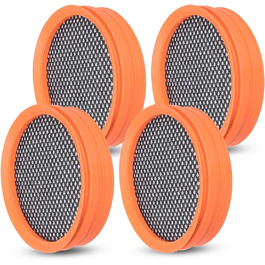 Набір фільтрів Jajadeal FC8009/01 для пилососів Philips SpeedPro та SpeedPro Aqua, 4 шт, сумісні з моделями FC6721-FC6729