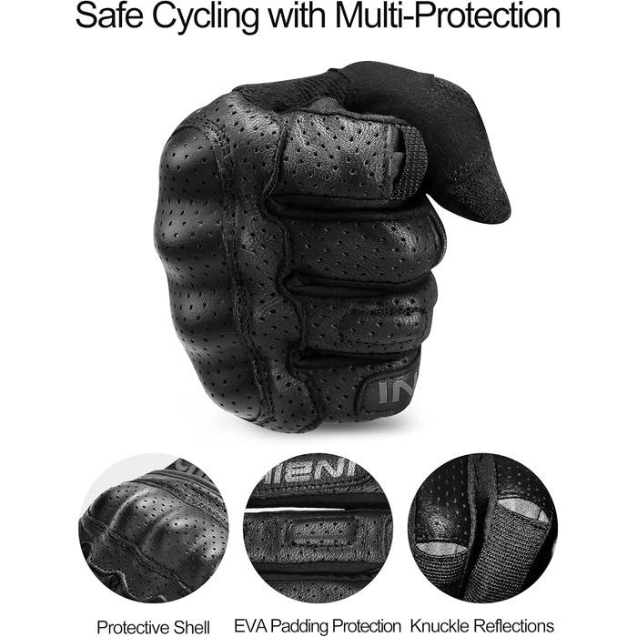 Мотоперчатки INBIKE IM801 з жорстким захистом, CE-сертифіковані, професійні