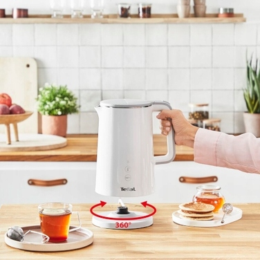 Електричний чайник Tefal KO693110, 1800 Вт, 1,5 л, білий