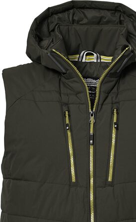 Жилет Killtec Kow 10 Mn Qltd Vst Steppweste/Weste в стилі пуховика з відстібаною капюшоном (XL, темно-оливковий)