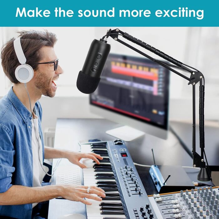 Кріплення для мікрофона Blue Yeti з поп-фільтром - Blue Yeti X, Youshares, для студії, подкастів, стрімінгу