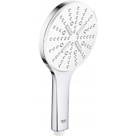 Душова лійка Grohe Rainshower кругла, біла, 3-функціональна