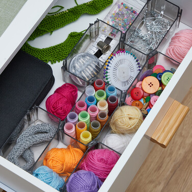 Relaxdays 6-Piece Drawer Organiser System