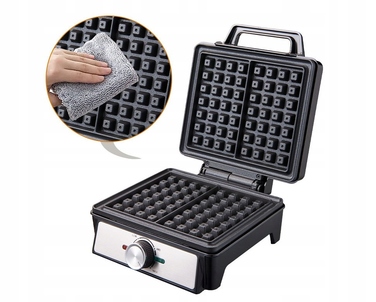 Вафельниця GOFROWNICA XXL на 2 вафлі з регулюванням температури для пухких та хрумких вафель