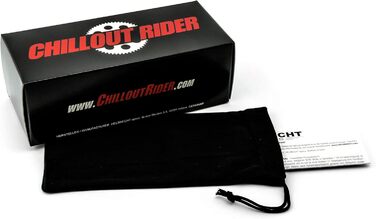 Окуляри Chillout Rider CR003 для мотоциклістів, антизапотівання, вітрозахист, пластикове захисне скло HLT® DIN EN 166