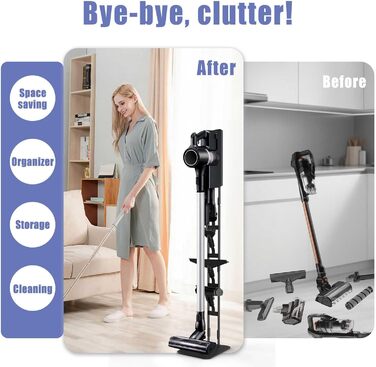 Підставка для пилососа AIKOLZON: органайзер для аксесуарів, сумісний з більшістю ручних бездротових пилососів