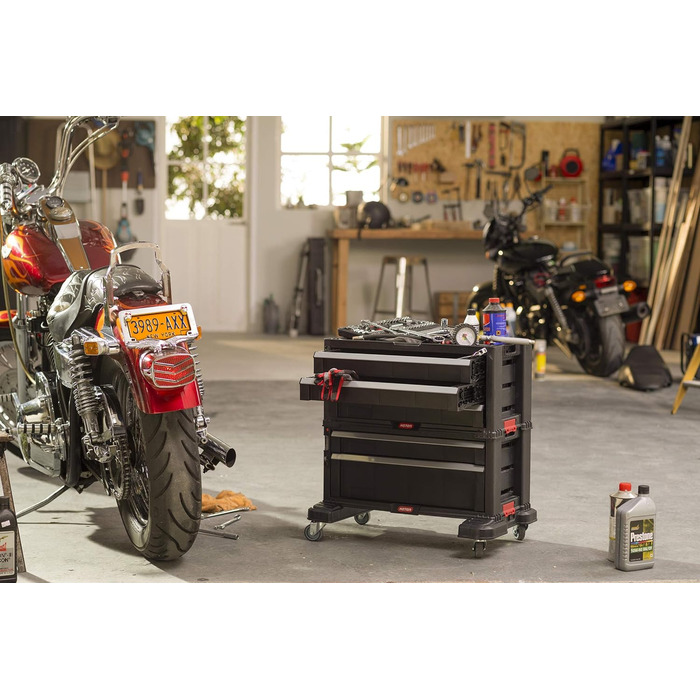 Keter 5-Drawer Tool Wagon with Wheels