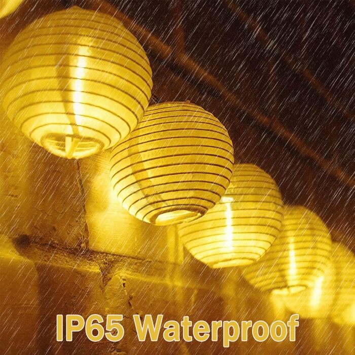 Ланцюжок ліхтарів-ліхтариків LED, 10м, 50 LED, розширюваний, 8 режимів, з пультом, таймером, для декору тераси, балкона, саду, на Різдво. Тепле біле світло.