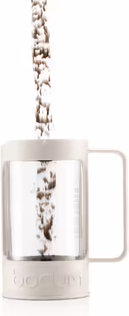 Френч-прес Bodum BEAN 1 л, ізольований, захист від проливання, кремовий, на 8 чашок