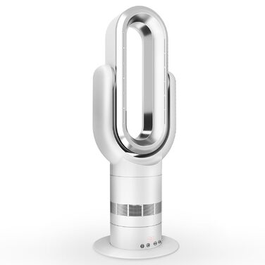 Безлопатевий вентилятор-нагрівач 2-в-1 TP18Pro: 10 режимів охолодження, 3 - обігріву, дистанційне та сенсорне керування, тихий DC-двигун