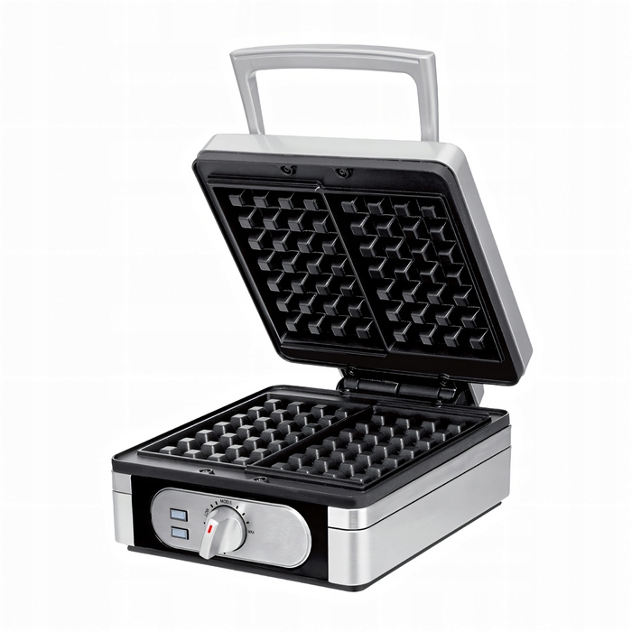 Вафельниця GOFROWNICA 1400W XXL на 2 вафлі з регулюванням температури для пухких та хрумких вафель, міцна конструкція