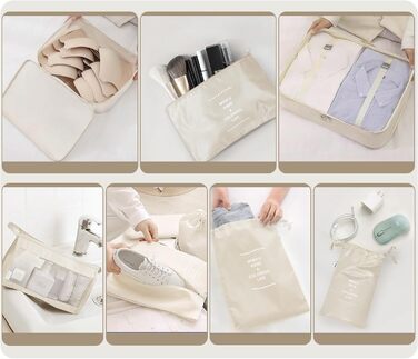 Органайзери для валізи OBSGUMU, набір 9 шт. - Packing Cubes для подорожей, косметичка, набір для подорожей