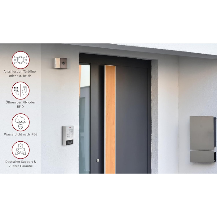 Електронний замок Gelikom XK1 RFID та PIN-код, кодовий замок