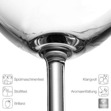 Келихи для вина Leonardo Daily Bordeaux, 6 шт., 640 мл, 063317