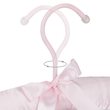 Relaxdays Clothes Hanger Set Satin