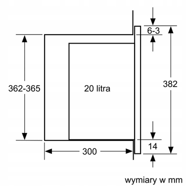 Вбудована мікрохвильова піч Bosch BFL520MB0