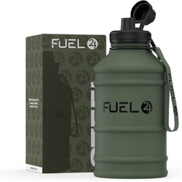 Extra Stark Stainless Steel Metal Water Bottle 1.3L & 2.2L - Leak-Proof & BPA-Free Stainless Steel Water Bottle - Robust Water Bottle Gym, Sports Stainless Steel Water Jug Bottle For Adults