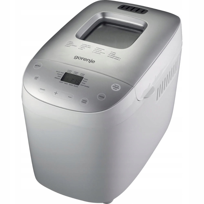 Хлібопічка Gorenje BM1600WG, сріблястий/сірий, 850 Вт