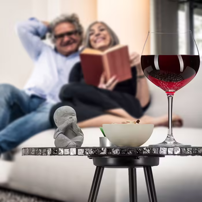 Relaxdays Side Table Mosaic