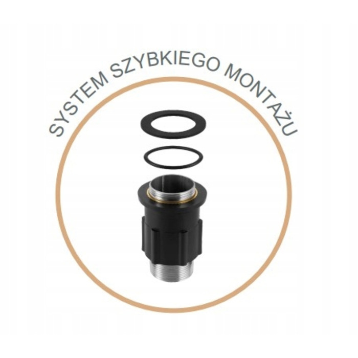 Змішувач для кухні стійка Invena Ksanti Inox сірий